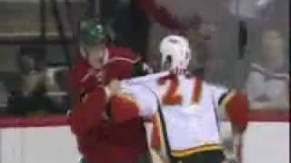 Derek Boogaard Takes Out Roy With One Punch