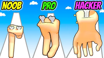 Finger Run - NOOB vs PRO vs HACKER