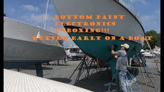 Episode 10: - Bottom Paint Electronics Haul NMEA Living on a Sailboat Off grid Living Retiring Early