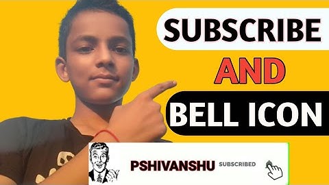 SUBSCRIBE BELL ICON KAISE BANAYE | HOW TO MAKE SUBSCRIBE BELL ICON | INTRO || PSHIVANSHU | HINDI | 🔥