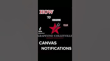 How to Change Canvas Notifications for Students