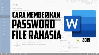 Cara Beri Password di file rahasia, paling ampuh | Ms. Word screenshot 5