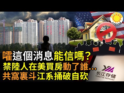 ?嚯，这个消息，能信吗？禁止中国人到美国买房，触动了谁的利益？美国制裁得胜，中国芯片业窝里斗？江系曝这家大厂砍自家；权威机构评选，最可靠汽车品牌凌志居首【阿波罗网AM】