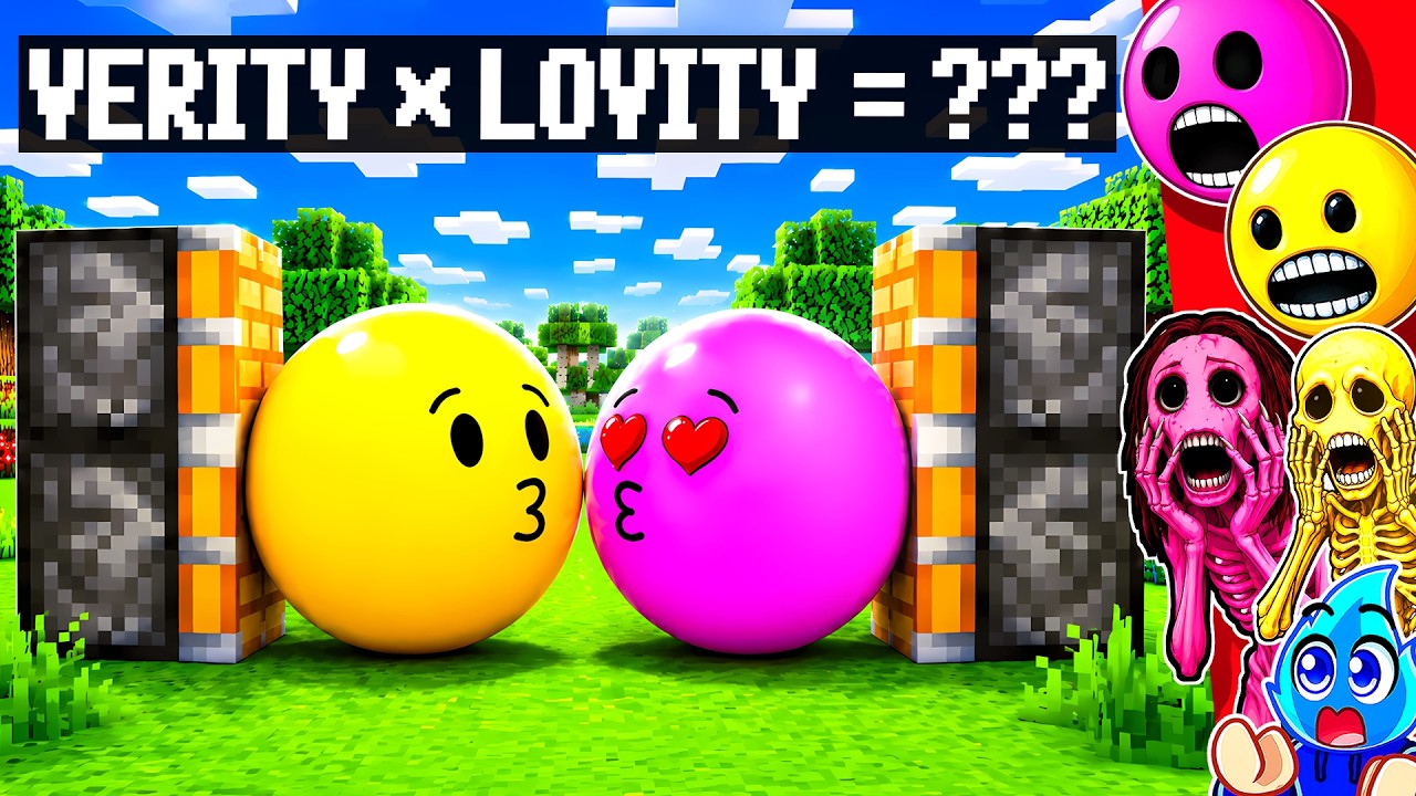 Reacting to VERITY x LOVITY in Minecraft..?!