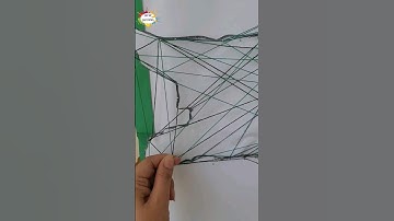 String Art ⚡️ | DIY String Art tutorial #artbyduasheikh #ytshorts #stringarttutorial #stringart
