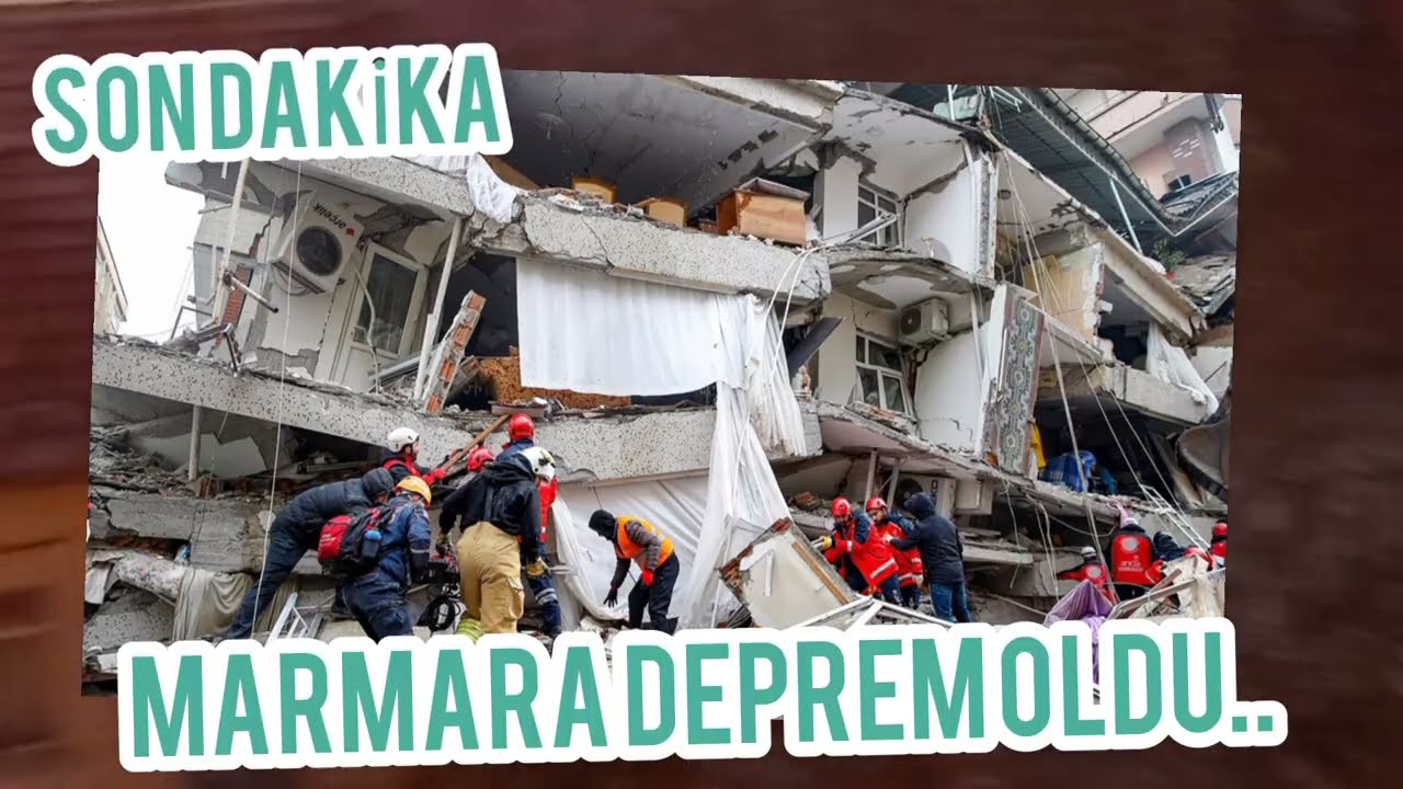 MARMARA DEPREM OLDU SON DAKİKA AFAD AÇIKLADI