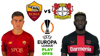 Roma Vs Bayer Leverkusen | Europa League 2023/24 Play offs | FC24