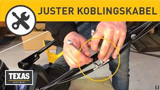 Juster nemt KOBLINGSKABLET på en plæneklipper | TEXAS service