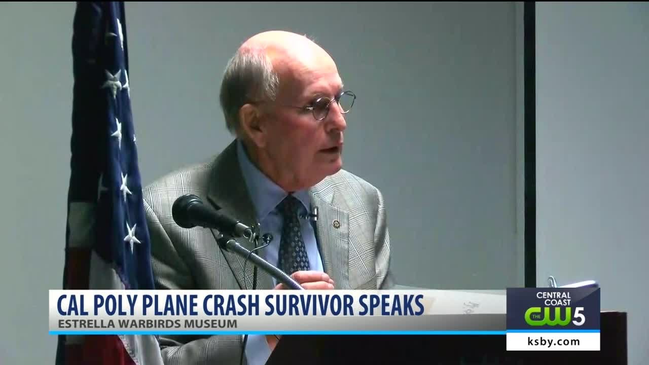 Cal Poly plane crash survivor speaks at dinner YouTube