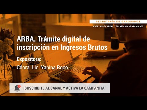 ARBA. Trámite digital de Inscripción en Ingresos Brutos - UBA