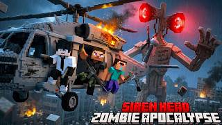 SIREN HEAD Attacked us in Minecraft Zombie Apocalypse 😱 screenshot 2