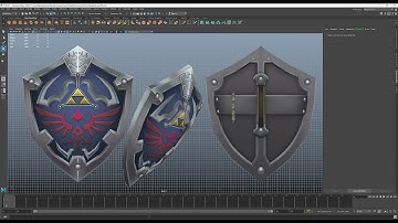 Hylian Shield Retexture Timelapse - Henriko