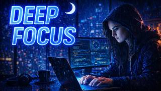 Night Shift 🌧️ | Coding Through the Rain — Cyberpunk Deep Focus