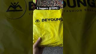 I bought Three Joggers From Beyoung at just 1599/- #shorts #youtubeshorts