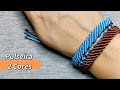 Pulseira Macrame 2 Cores - Passo a Passo Completo✨