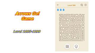 Arrows GO! Game Play Review Level 1095-1099 Take Out The Arrows