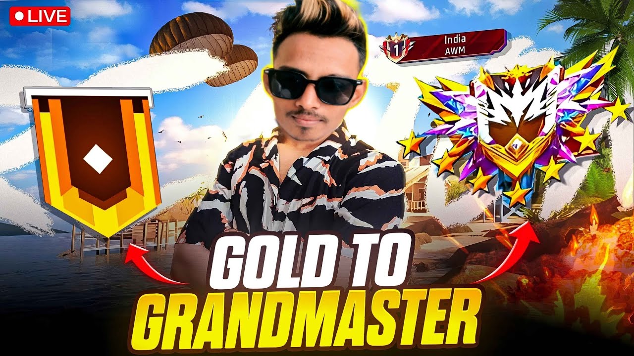 BR Rank Push TO Top - 1 Grandmaster | FREE FIRE LIVE #freefire #gaming ...