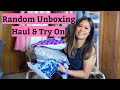 Random Unboxing Haul & Try On clothing haul summer 2021