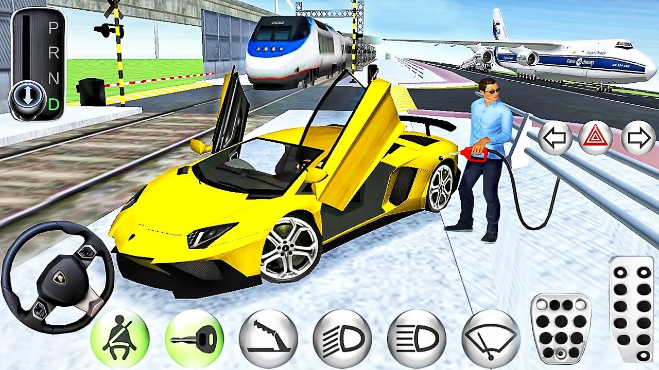 Car driving simulator 3d