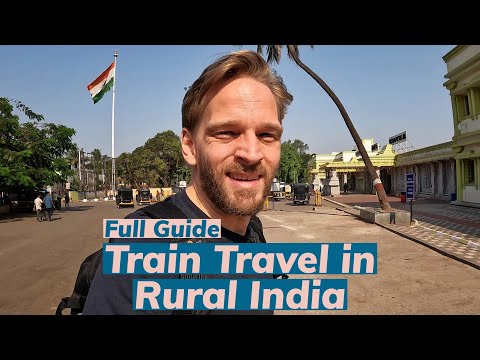 How To Catch a Train in RURAL India (Full Guide w/ Station & Train Tour)