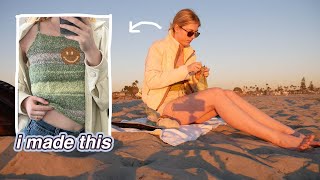i made this top at the beach and it took 5 billion hours.. (pls watch)