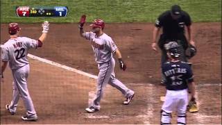 2011/07/05 Parra's two-run home run