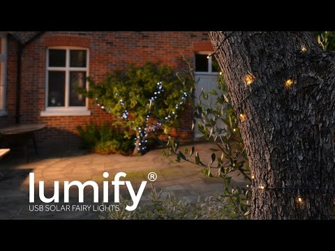 Lumify USB Solar Fairy Lights