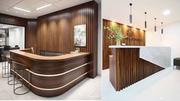 New Office Reception table Designs 2025 | New Modern Reception Desk | Reception counter table
