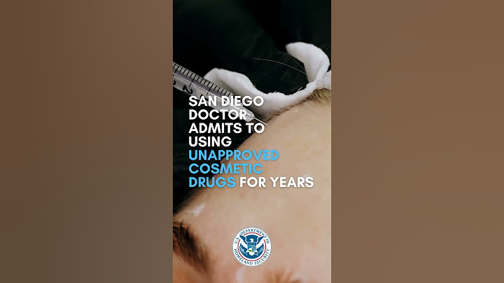 Doctor pleads guilty to crimes related to using fake/misbranded cosmetics drugs