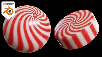 Procedural Peppermint Candy 🍬 (Blender Tutorial)
