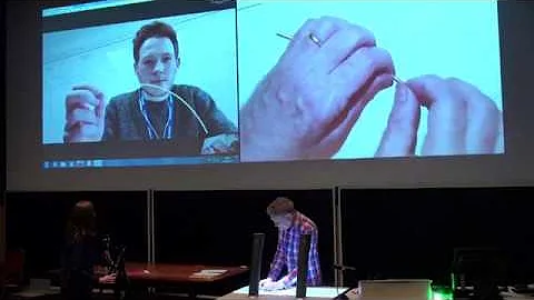 1B Mechanics Lecture with Dr Hugh Hunt and alumnus...