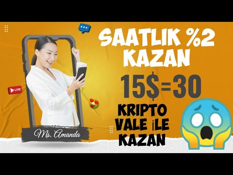 Kripto Vale Ile Kripto Para Kazan / Saatlik %2 Kazandiran Kripto Projesi