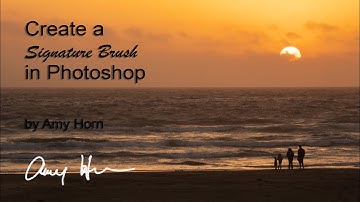 Photoshop - Creating a Signature Brush