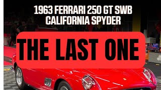 18 Million!! Mecum Kissimmee!! 1963 Ferrari 250 GT SWB California Spyder