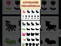 Descubra a Sombra Correta! Jogo Educativo com Animais -  PDF #pedagogia