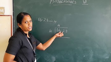 Class 6 Mathematics Chapter 7 - Decimal Operations (Part 3)