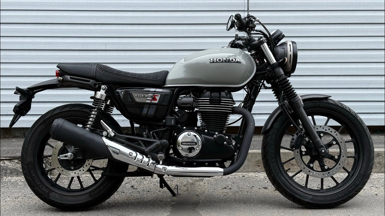 Condition of the motorcycle HONDA GB350S 2023 mileage 3553km - YouTube