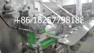 high speed airline flow pack machine napkin disposable spoon fork knife automatic wrapping machine