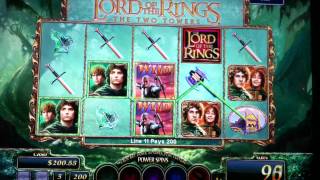 LOTR Slot Machine Bonus - Fell Beast Feature
