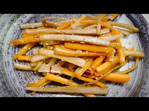 KINPIRA 🌶 🥕 adiós estreñimiento Recetas zanahoria