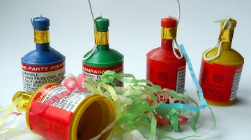 PARTY POPPER IN SLOW MOTION