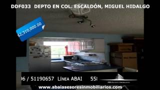 Departamento en Venta, Col. Escandón 2da Sección, Miguel Hidalgo DDF033