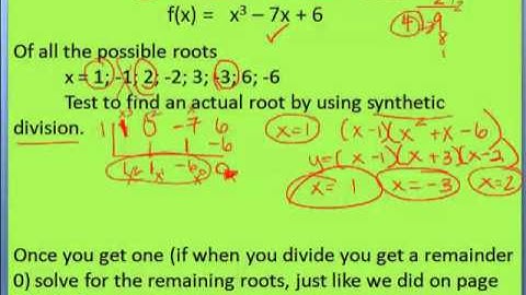2 5 Zeros of Polynomial Functions