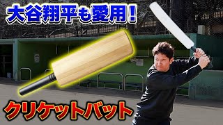 OT クリケットバット　人気　縦振り　大谷翔平　スピンバット 大谷翔平も愛用…クリケットバット徹底検証SP！ - YouTube