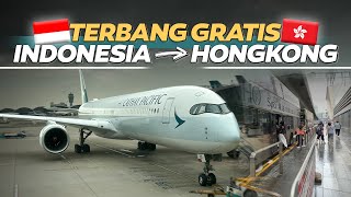 Ep. 2 | TERBANG 5 JAM GRATIS JAKARTA 🇮🇩 - 🇭🇰 HONG KONG‼️ Trip 3200 Kilometer by Cathay Pacific