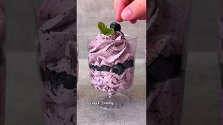 Blueberry mousse. Only 3 ingredients!