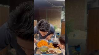 Pani puri and cheesy ramen challenge 😎#youtubeshorts #foodies #viralshorts