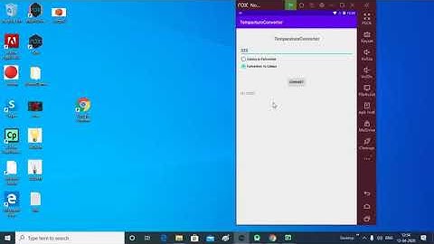Temperature Converter App Android Kotlin Assignment