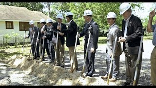 Keesler, City of Biloxi break ground on Division Street Gate