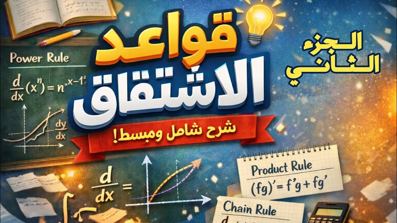 قسم الفيزياء / رياضيات . م 5/ قواعد الاشتقاق الجزء الثاني